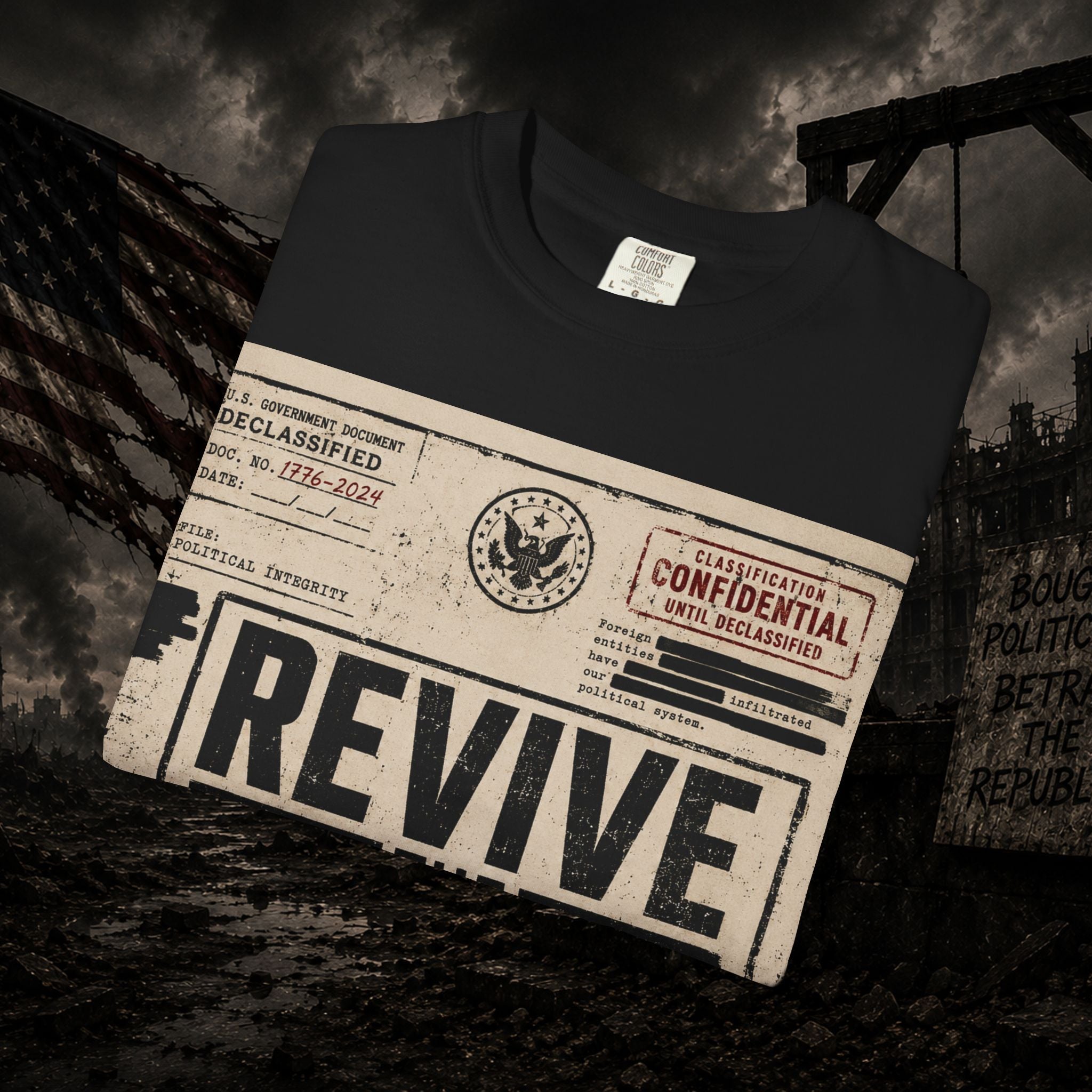 Redacted shirt