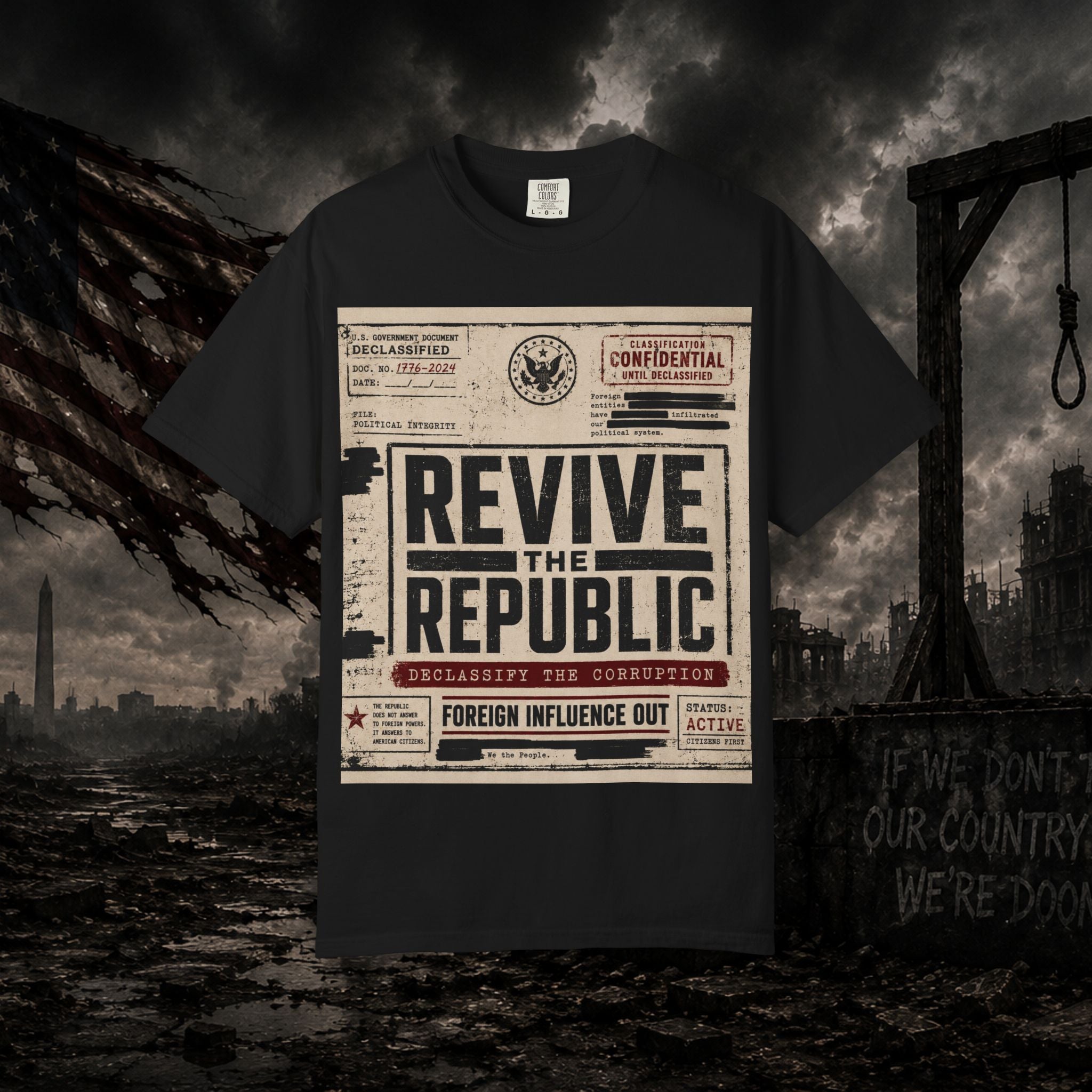 Redacted shirt